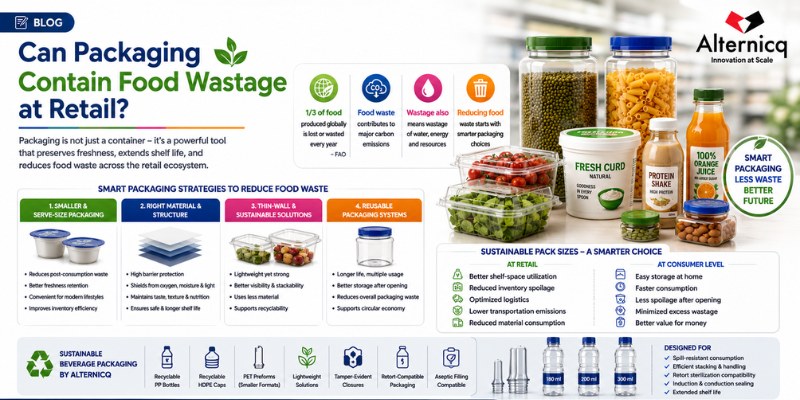 Can Packaging Contain Food Wastage at Retail?