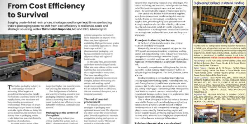 Packaging must prioritize resilience beyond cost efficiency.