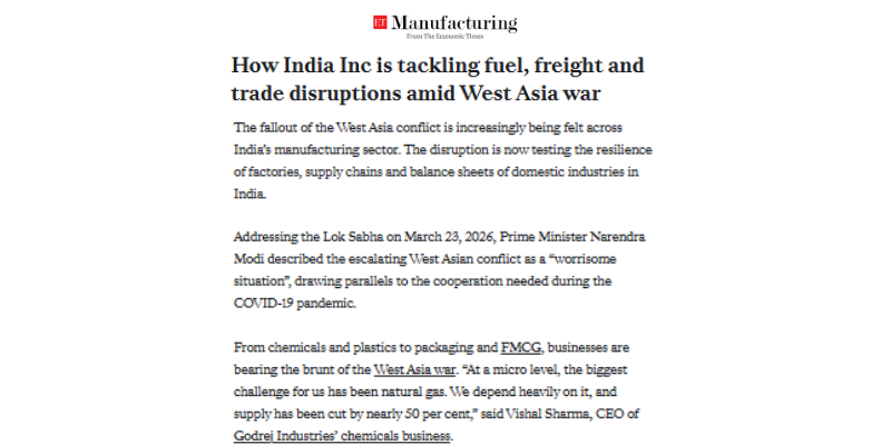Businesses adapt to fuel, freight and trade disruptions.